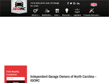 Tablet Screenshot of igonc.com